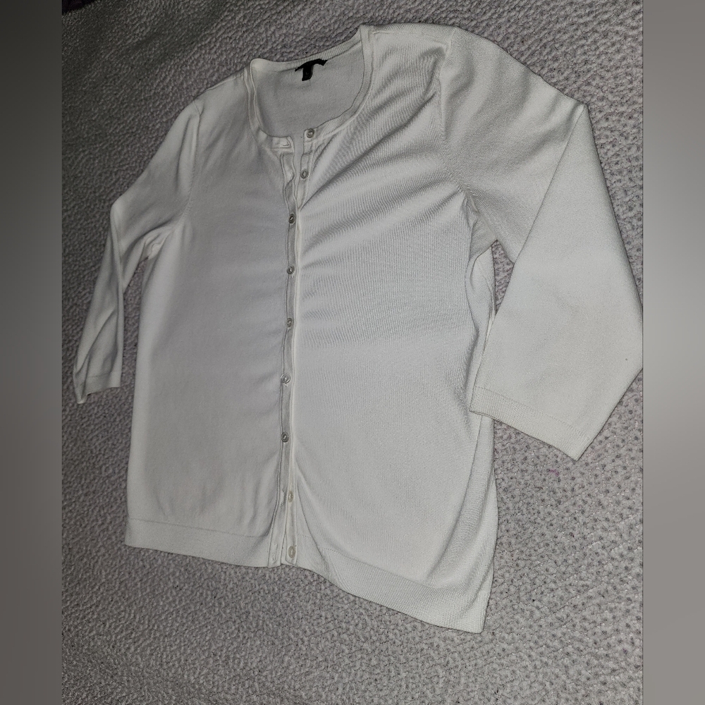 Talbolts Soft Cuddly , Cute White Cardigan - Picture 8 of 15